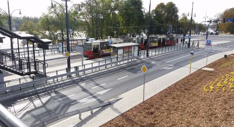 Przebudowa torowiska tramwajowego poprawiającego dostępność komunikacyjną Zespołu Staromiejskiego w Toruniu oraz budowa węzła przesiadkowego przy dworcu PKP  Toruń Miasto