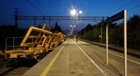 Szczecin Gumieńce – delivery of turnouts in blocks