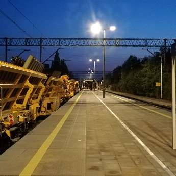 Szczecin Gumieńce – delivery of turnouts in blocks